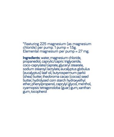 nfuse Magnesium Lotion | 100% Pure USP Grade | Eucalyptus & Menthol | Natural Muscle Pain Relief (8 oz) - Buy Online on GoSupps.com