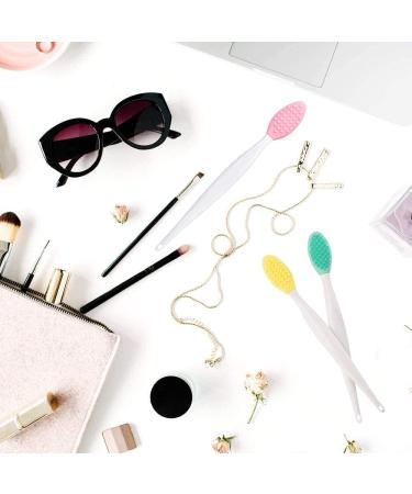 Durable and Practical 5 Pcs Lip Scrub Brush Exfoliator Silicone Exfoliating Scrubber Tool Mini Set For Women (5 colors) as shown - Buy Online on GoSupps.com