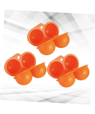 UKCOCO 3pcs Refrigerator Containers Refrigerator Egg Holder Outdoor Egg Container Egg Box Egg Tray Portable Random Color 11.5X7X7cm - Buy Online on GoSupps.com