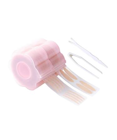 NOLITOY 1 Set Double Eyelid Sticker Eyelid Shadow Stickers Stamping Nail Polish Double Sided Tape Clear Eye Beauty Tape Beautiful Eyes Accessories Double Eyelid Fiber Pink