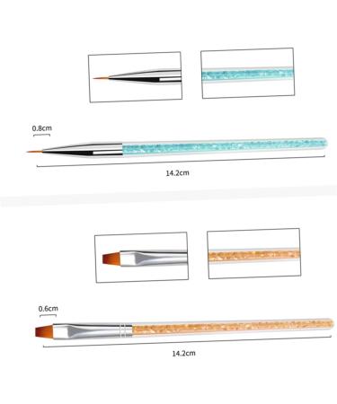 Beaupretty Nail Design Brush Set nail manicure kit nail brush nails kits nail brush drawing finger nail kit Nail yn nail kit nail molding gel Manicure Accessories flash 3 Nails Nail Line Pens - Buy Online on GoSupps.com