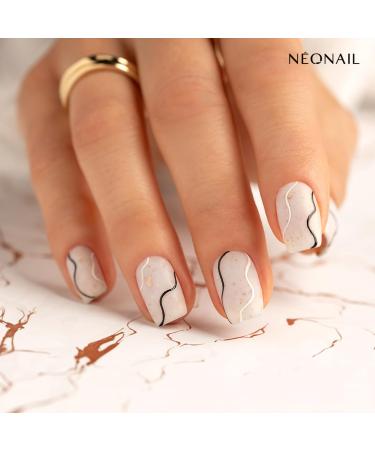 Neonail UV Nail Polish Base Coat Gel - Glitter Effect White Sparkle 7.2ml | Perfect for Gel Nails & Nail Art - Buy Online on GoSupps.com