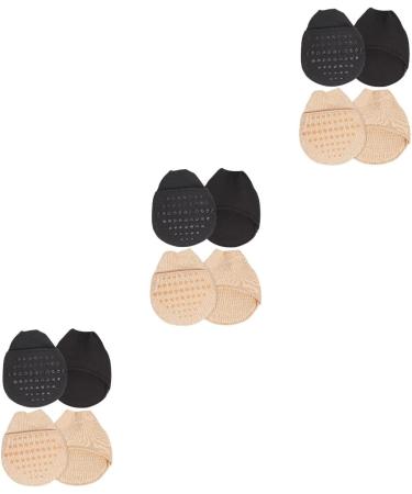 6 Pairs High Heel Cushion Inserts Anti-Slip Socks & Metatarsal Pads for Women Comfortable Cotton Toe Covers & Slippers for Front Feet - Buy Online on GoSupps.com