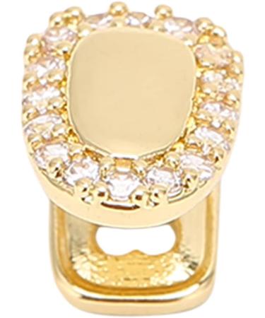 Shining Gold Hip Hop False Tooth Decoration for Halloween & Festivals | Unique Teeth Bling for Men & Women - Buy Online on GoSupps.com