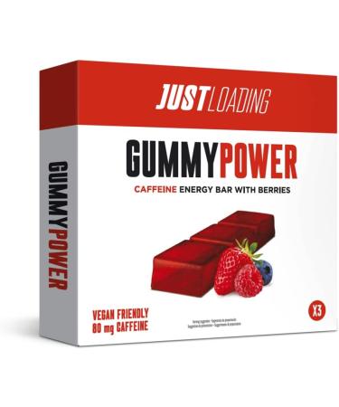 Just Loading Gummypower 3 Pack Gominola Caffeine Energy Bars - Buy Online on GoSupps.com