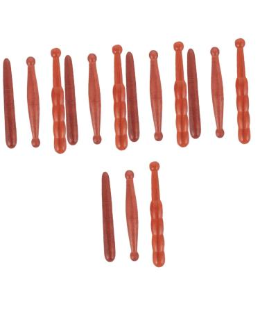Healeved Massage Tools 15 Stk Acupressure Stab Thai Massage Tool Massage devices made of trigger-point massage tab Thai massage tab Massage roller stick acupuncture dot tab.