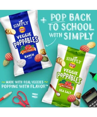 Buy Lay's Veggie Poppables Variety Pack - 36 Count | Crispy Healthy Snack | International Shipping Available - Buy Online on GoSupps.com