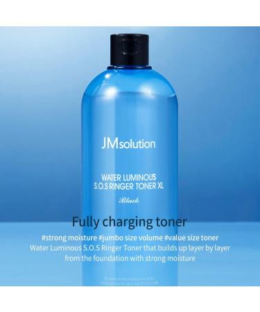 JMsolution Water Luminous Toner X Large 600ml (20.28floz) Black -Korea Skin Care Moisture - Buy Online on GoSupps.com