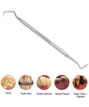 Rjsqaqe Teeth Cleaning Tool | Best Dental Hygiene & Tartar Scaler | Effective Plaque Remover for International Shipping - Buy Online on GoSupps.com