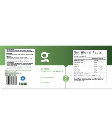 G7 Plus Greens Gummies - Supports Healthy Weight Loss (60 Gummies) - Green 7 Formula - Buy Online on GoSupps.com