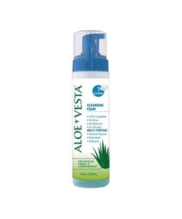 Aloe Vesta Cleansing Foam 8 Oz. Bottle Pack of 2