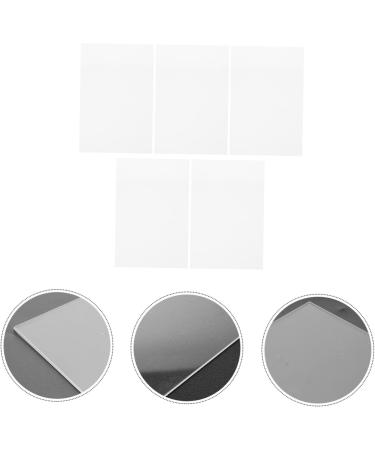 Lurrose 5pcs Plate Board Signboard Blank Mixing Transparent Painting Acrylic Diy Wedding Color Sign 20X15cm 1 - Buy Online on GoSupps.com