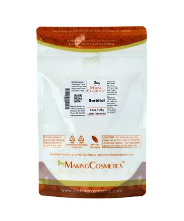 MakingCosmetics Sorbitol - 4.4oz / 125g - Cosmetic Ingredient - Skin & Hair Care