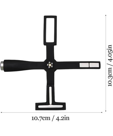 1/2 pc Magnet - Portable Women Nail Pens Multifunctional Nail Polish Magnet |Cross Shaped Women Nail Polish Magnet Magnets Sticks Gradient Design Metal 4.05 * 4.2 Inches Black 1 Set - Buy Online on GoSupps.com