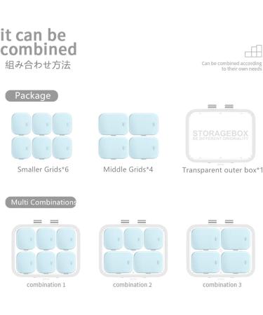 Buy WOWHOUSE Weekly Pill Organizer Set - 10 Small Pill Boxes for Easy Daily Medication Management - Free Combination Use - Beige - International Shipping Available - Buy Online on GoSupps.com