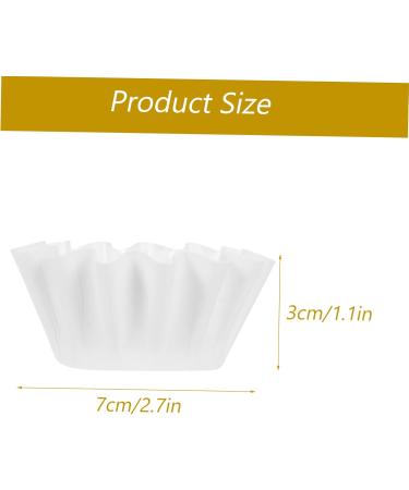 Homoyoyo 50-Piece Wax Paper Muffin Shapes - Safe & Warm-Keeping Cupcake Liners 8x8x3cm - Ideal for Baking & Shipping Worldwide - Buy Online on GoSupps.com