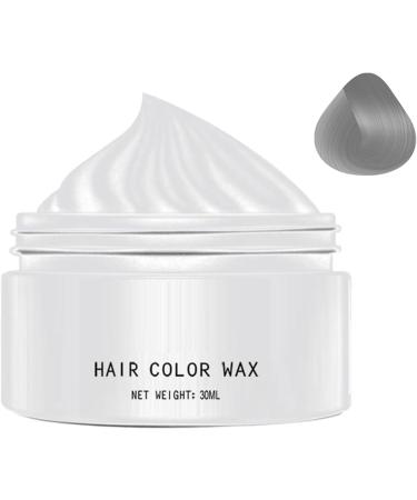 Hair Color Wax30ml Temporary Color Wax Washable Color Styling Paste for Women Teens Children Party Carnival Halloween Cosplay White A - Buy Online on GoSupps.com