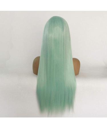 Buy Long Straight Lace Front Wig for Ladies | Natural Silky Heat Resistant Synthetic Hair | Perfect for Cosplay & Halloween | 24 Inch Middle Parting - Buy Online on GoSupps.com
