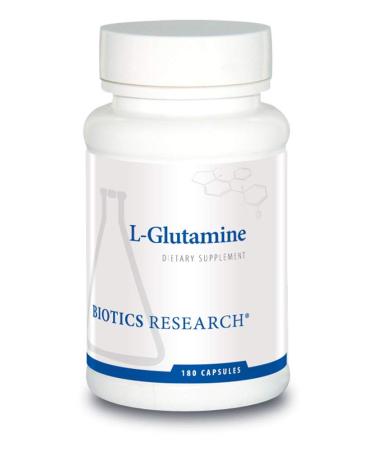 Biotics Research L Glutamine Gastrointestinal Health Gut Lining Support Optimal Muscle Support Lean Muscle Antioxidant Activity Free Form Amino Acid. 180 Capsules