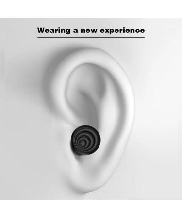 Ear Plugs for Noise Reduction - Reusable Silicone Hearing Protection for Sleep Work & Study - Available in XS/S/M/L - 27dB Noise Cancelling - Black - Buy Online on GoSupps.com