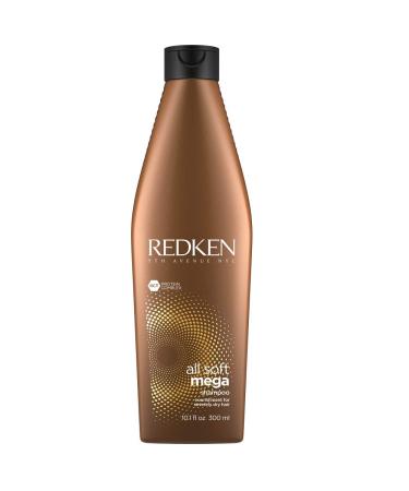 Redken All Soft Mega Shampoo for very dry hair, care shampoo with argan oil and alove vera, protects against breakage and split ends, care for silky and soft hair