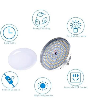 2Pack 85W Dimmable Tricolor LED Photography Light Bulb for Studio Lighting - Buy Online on GoSupps.com