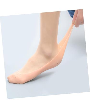 4 Pairs Silicone Feet Socks for Cracked Heels Elastic Moisturizing Socks Cracked Heel Repair Socks Silicone Gel Plantar Socks Anti-Crack Socks Gel Care Socks Boat Socks L 19.5X9.5X1.5CM - Buy Online on GoSupps.com