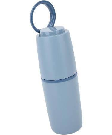 Stylish Dark Blue Travel Toothbrush Case - Hygienic & Portable Toothpaste Holder for Outdoor Adventures | International Shipping - Buy Online on GoSupps.com