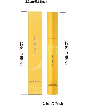  FUYOULILO Washable Mascara Waterproof Long Lasting Mascara For Voluminous Lashes Long Curled Lashes Hypoallergenic (Yellow) - Buy Online on GoSupps.com