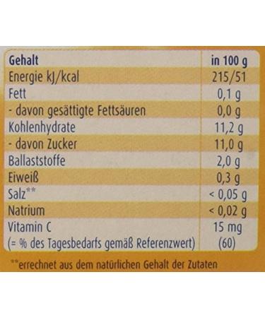 Bebivita Pear and Apple Puree - Pack of 6 (6 x 4 x 100g) - Imported Baby Food for International Shipping - Buy Online on GoSupps.com