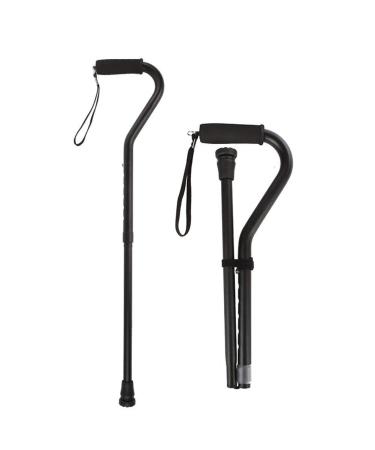 Folding Walking Stick Lightweight Adjustable Crutch Comfortable Right and Left Hand Grip Reasonable Crutches Hello