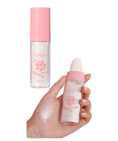 Highlighting and Finishing - Fairy Highlighter Natural Stereo Contour Collarbone Patting Powder Highlighting Makeup (01)