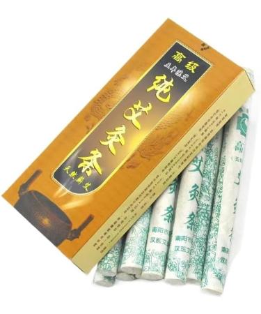 BUNIQ MOXIBUSITION PISTION - Pure Wormwood Moxa Sticks Roll for Traditional Moxa Therapy | 20PCs (2 Boxes) | Warm Meridian Massage - Buy Online on GoSupps.com