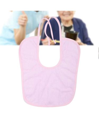 Adult Bib Skin-friendly Soft Waterproof Waterproof Bib Eating for(Light pink 31 * 42) - Buy Online on GoSupps.com