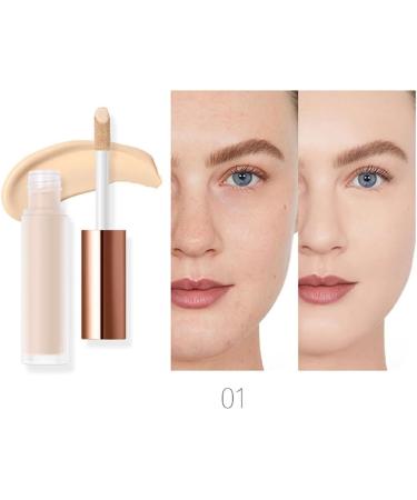 miduoidn Facial Concealer Long Lasting Makeup Oil-control Contouring Foundation Eyes Dark Circle Moisturizing Cosmetic Accessory Glossy Skin Color - Buy Online on GoSupps.com