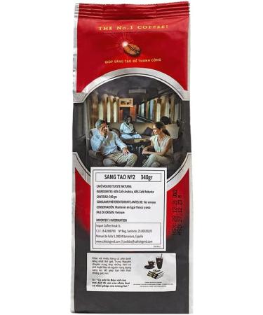 Ground Coffee Sang Tao No 2 TRUNG NGUYEN 340g Vietnam - Unit 1 piece - Buy Online on GoSupps.com