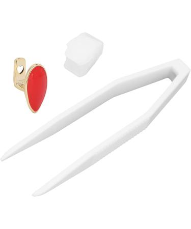 ICRPSTU Hip Hop Teeth - Removable Halloween Dentures Accessories (Red) - International Shipping Available - Buy Online on GoSupps.com