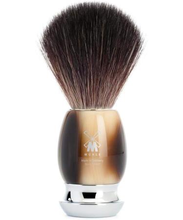 M HLE Vivo Shaving Set - Black Fibre Safety Razor with Bowl - Luxury Precious Resin Horn Brown - International Shipping Available - Buy Online on GoSupps.com