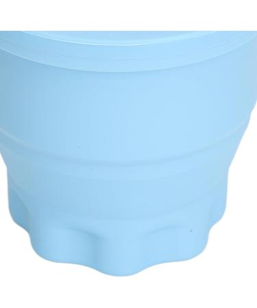 Makeup Brush Cleaning Bowl Space Saving Multifunctional Makeup Brush Scrubber Palm Size 2 in 1 Foldable for Home (Blue) - Buy Online on GoSupps.com