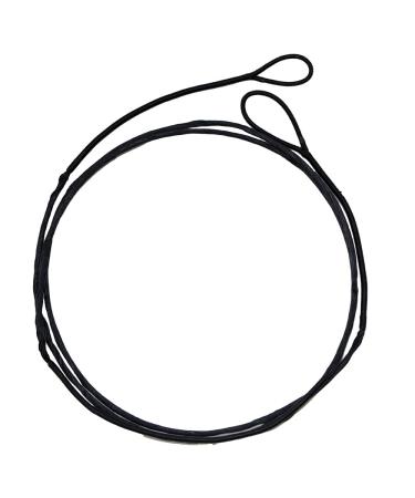 Lightning Archery Dacron Bow String Set with 2 Brass Nocks 12/14/16 Strands 48"-70" for Longbow Traditional Recurve Bow Replacement Bowstring AMO 62" 14 Strands