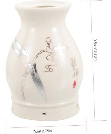 Healvian 3-in-1 Personal Hygiene Tool | Dishwasher Safe Pot Utensils | Massage & Moxibustion Accessories for Whole Body Care | Ceramic & Metal Scratching Vessel Burner - Buy Online on GoSupps.com