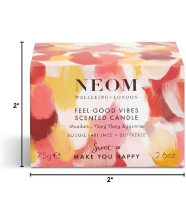 Buy NEOM Limited Edition Feel Good Vibes Candle - Mother's Day Gift | Mandarin Ylang Ylang & Jasmine | Travel Size | International Shipping Available - Buy Online on GoSupps.com