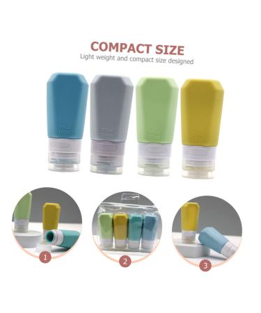 Buy Multi-Use Silicone Travel Makeup Bottles Set | Leak-Proof Toiletries & Lotion Packing Bottles - Buy Online on GoSupps.com