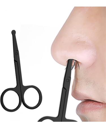 Buy OUSIKA Nose Hair Trimmer - Mini Stainless Steel Round Head Ergonomic & Portable Nose Hair Cutter in Silver for Precision Grooming - Buy Online on GoSupps.com