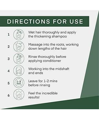 Cel Microstem Natural Hair Thickening Shampoo & Conditioner Set - 8 fl oz (2 Pack) | Stem Cell Anti Thinning Formula with Biotin | Sulfate & Paraben Free | For Men & Women - Buy Online on GoSupps.com