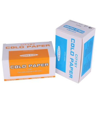 PACKOVE Papier Permanent pour Coiffure 2 Bo tes Papier Protecteur Ultra-Fin en Non-Tiss Haute R sistance la Chaleur et Forte Absorption D Eau Fournitures Pratiques Couleur Al atoire