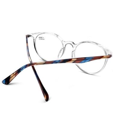 DOOViC Italy Design Fashion Reading Glasses | Stylish Clear Frames for Women & Men | +3.50 Strength Readers with Case - Buy Online on GoSupps.com