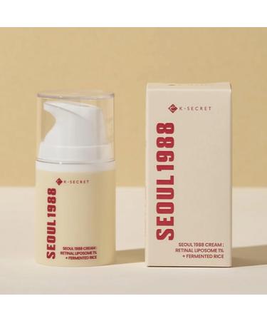 G n rique K-Secret Seoul 1988 Cream Retinol Liposome 1% + Fermented Rice Face Care - Made in Korea