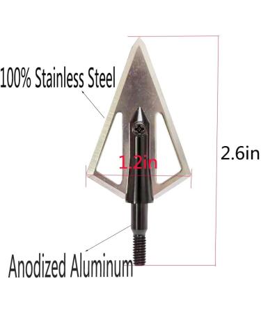 Hunting Arrowhead Cutting Blade - Black-1 for Traditional, Crossbow, Compound Bows | Archery Broadhead - Buy Online on GoSupps.com