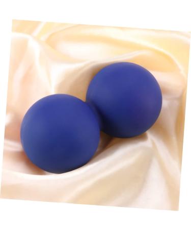 Frcolor Peanut Massage Ball - Dual Lacrosse & Yoga Fascia Roller for Whole Body Relaxation - Medium Blue - Buy Online on GoSupps.com